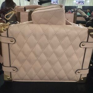 Container Quilted Pink Handbag